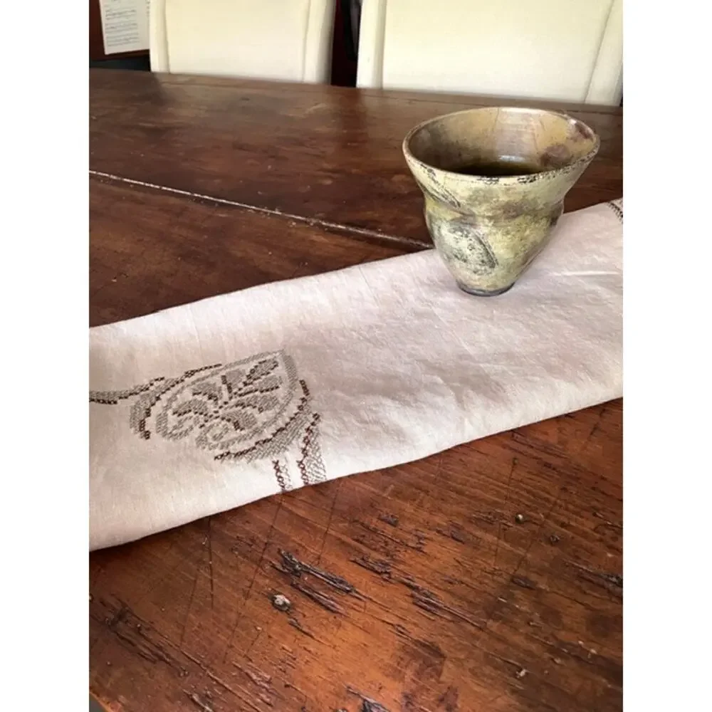 Vintage hand embroidered